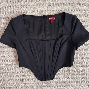 STAUD Black Women's Top